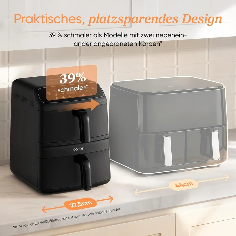 Cosori Airfryer, neue Generation 2026, exklusive TurboBlaze-Tech, 8,6 L