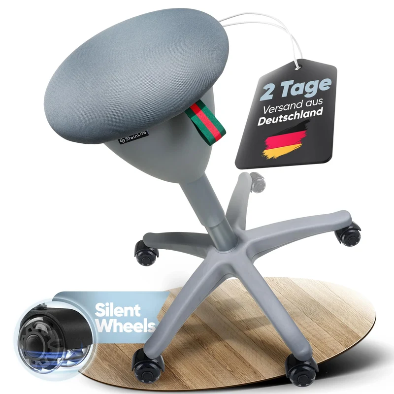 Bürohocker Ergonomisch [TESTSIEGER] Sitzhocker Höhenverstellbar