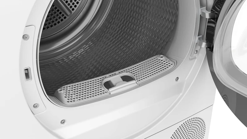 Bosch WQG235D00, Stiftung Warentest GUT (2,2)*, Serie 6, Wärmepumpentrockner 8 kg, Schneller getrocknete Wäsche, Auto Dry, Option Halbe Beladung, Sensitive Drying-System, Selbstreinigender Kondensator