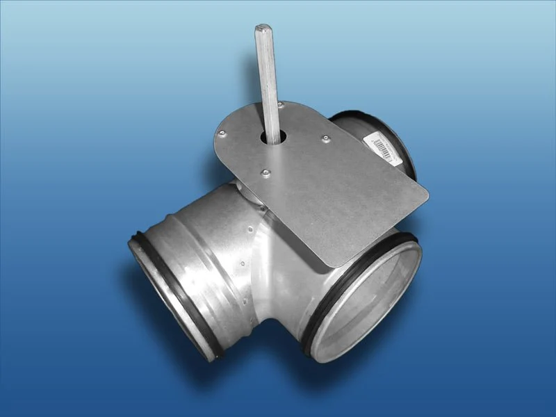 Bypassklappe für Stellmotor mit Lippendichtung