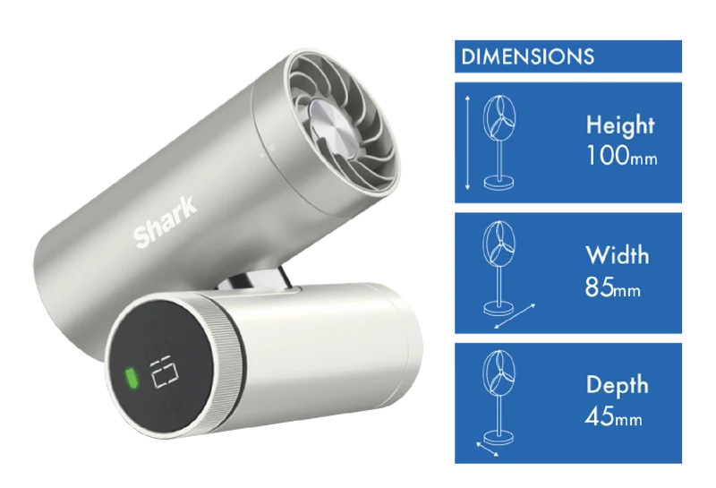 Shark ChillPill 3-in-1 Fan, White