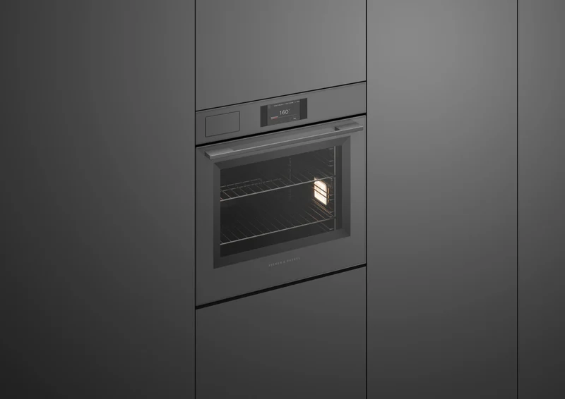 Fisher & Paykel 60cm Series 7, Minimal Combi-Steam Oven, Grey Glass