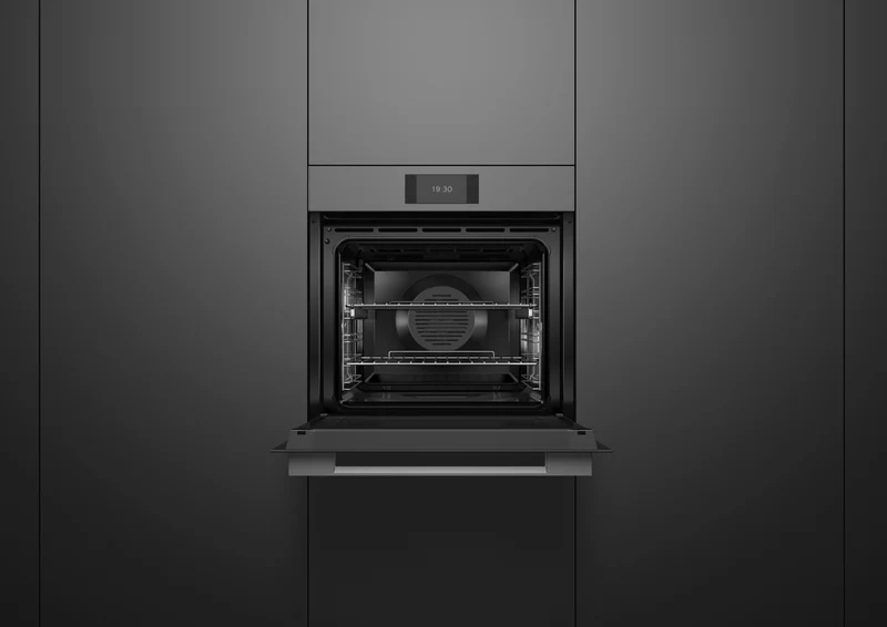Fisher & Paykel 60cm Series 7, Minimal Pyrolytic Oven, Grey Glass