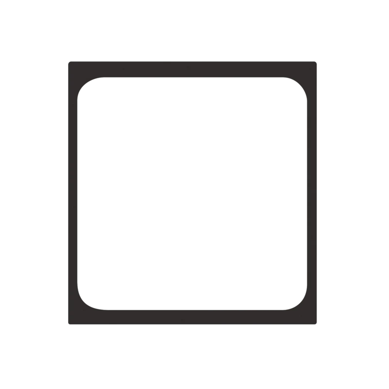 Filterdichtung für 100 mm Rechteckfilter