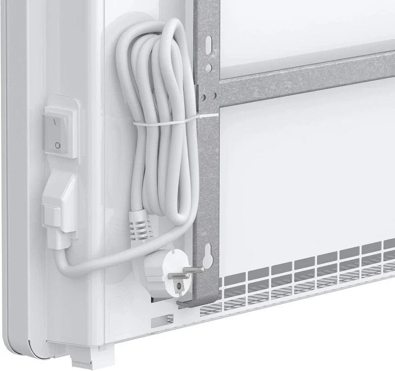 AEG Wandkonvektor WKL 1505 für ca. 15 m², 1500 W, 5-30 °C, wandhängend, LC-Display, Wochentimer, Metall, Ökodesign 2018, 236534