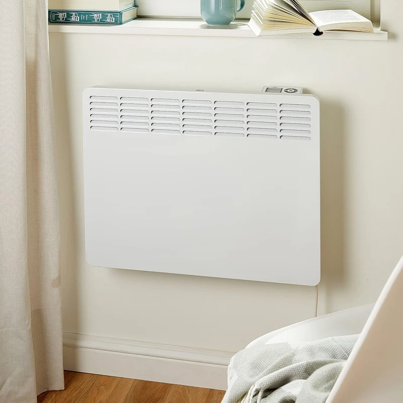 AEG Wandkonvektor WKL 1505 für ca. 15 m², 1500 W, 5-30 °C, wandhängend, LC-Display, Wochentimer, Metall, Ökodesign 2018, 236534
