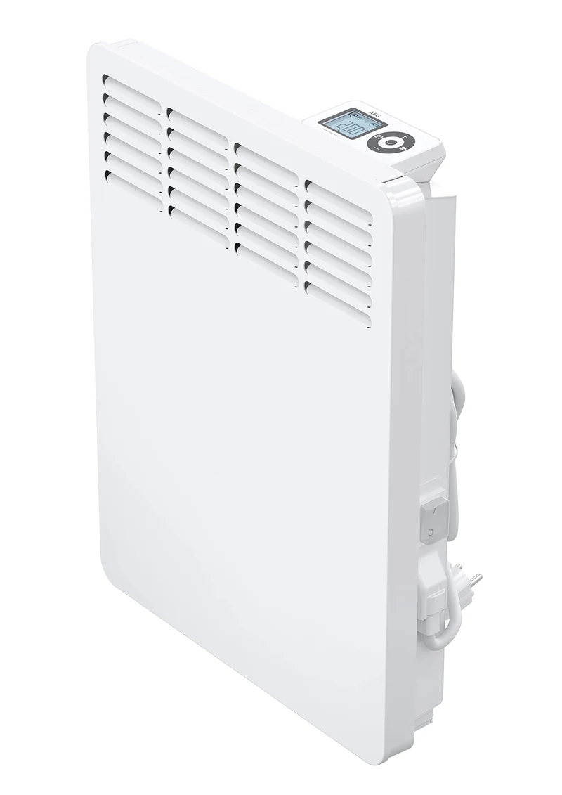 AEG Wandkonvektor WKL 1505 für ca. 15 m², 1500 W, 5-30 °C, wandhängend, LC-Display, Wochentimer, Metall, Ökodesign 2018, 236534