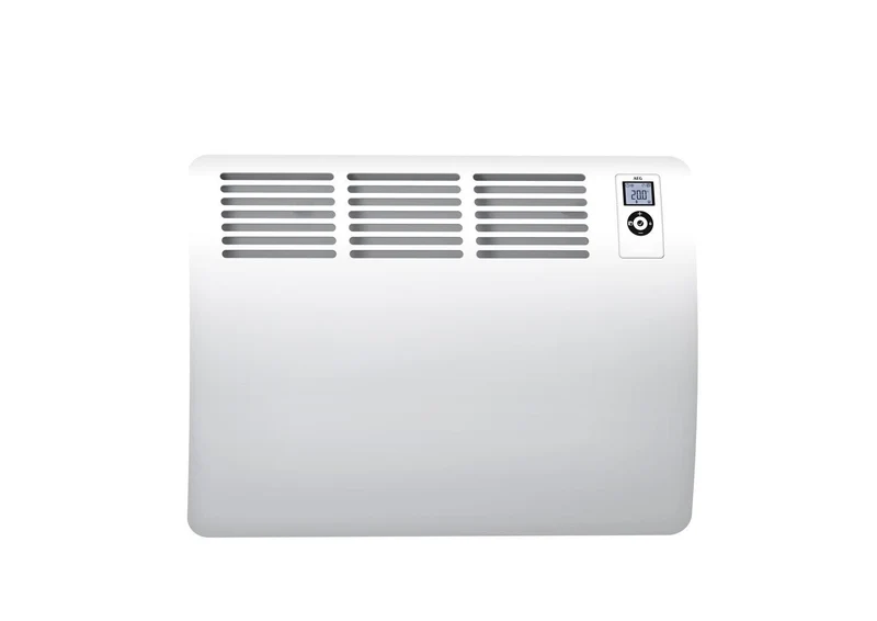 AEG Wandkonvektor WKL 1505 für ca. 15 m², 1500 W, 5-30 °C, wandhängend, LC-Display, Wochentimer, Metall, Ökodesign 2018, 236534