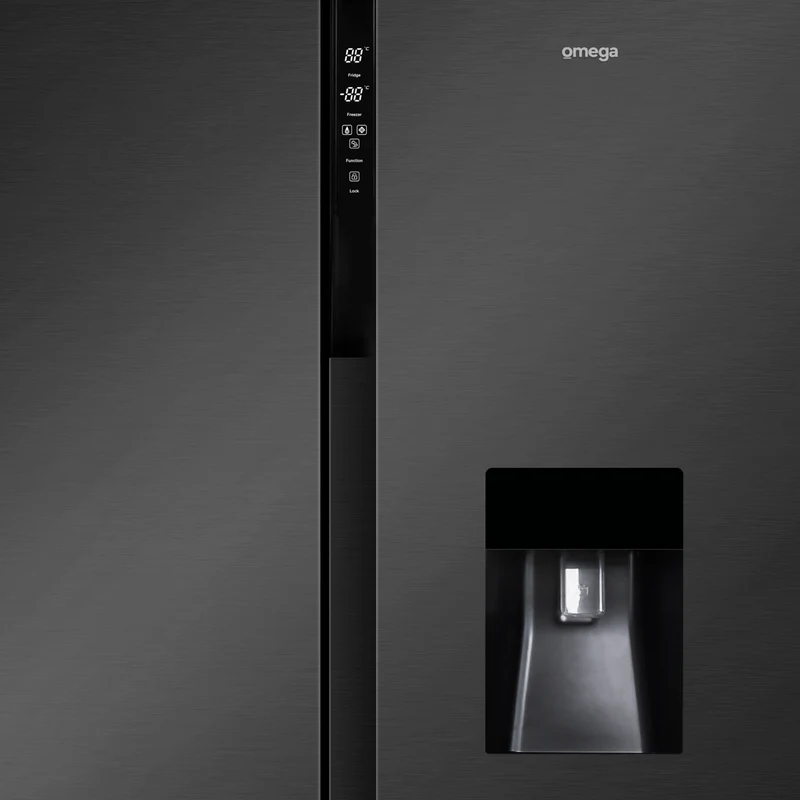 Omega 583L Side By Side Refrigerator