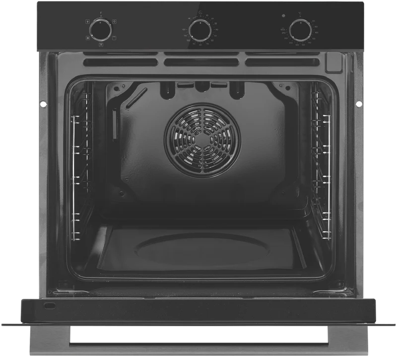 Omega 60cm 5 Function 10amp Electric Oven, Midnight Black