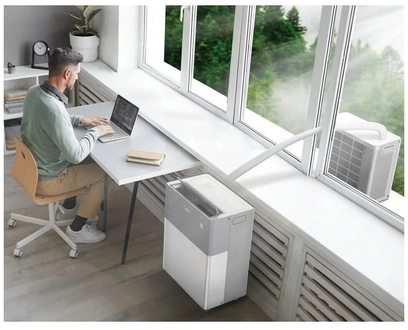 Midea PortaSplit – Mobile Split-Klimaanlage 4-in-1, Heizen & Kühlen, 12000 BTU/3,5kW, WiFi, bis 42m²