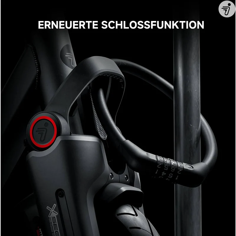 SEGWAY Ninebot MAX G3 D E-Scooter – 11 Zoll Elektroroller in Schwarz/Silber/Rot