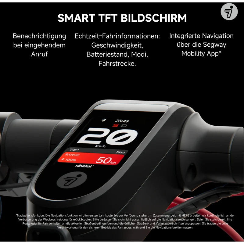 Segway Ninebot F3 Pro D E-Scooter 500W 477Wh Straßenzulassung ABE 20km/h