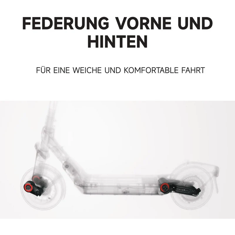 Segway Ninebot E3 Pro D E-Scooter 400W 368Wh Straßenzulassung 20km/h