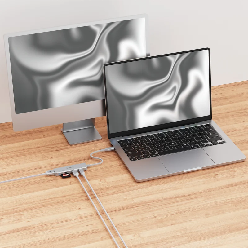 Bonelk Long-Life USB-C 5in1 Multiport Hub (Silver)