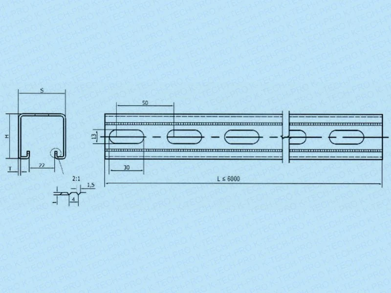 Montageschiene S41