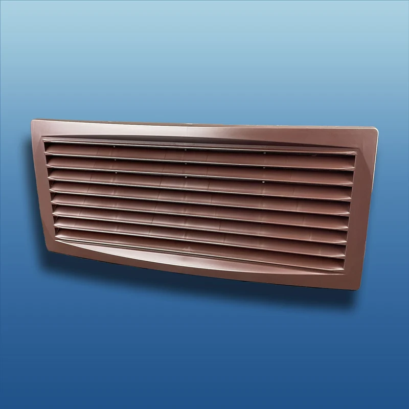 Türlüftungsgitter einseitig Serie KE ABS 275x105
