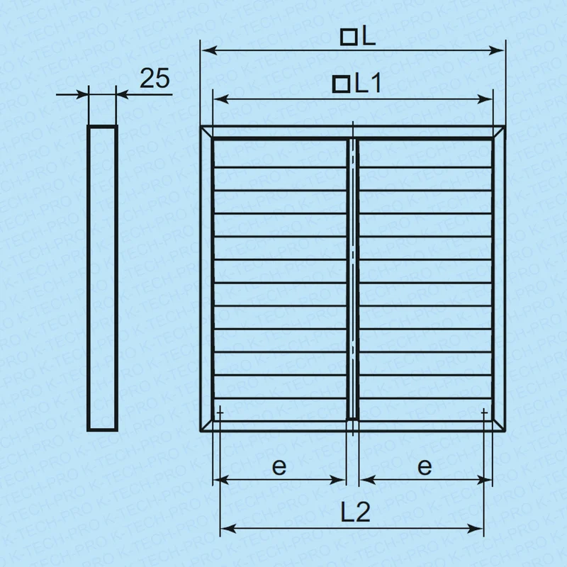 Lüftungsgitter für Industrieventilatoren