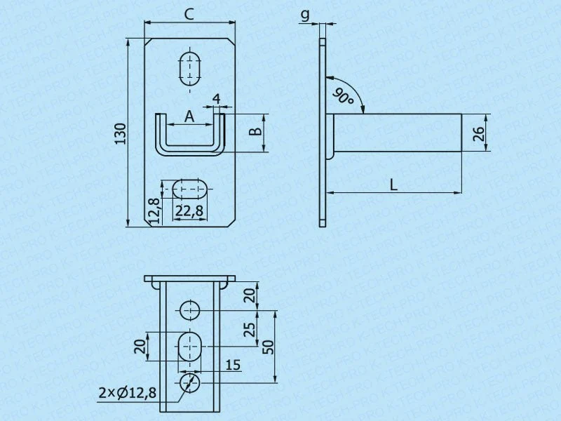 Sockelfuß S41