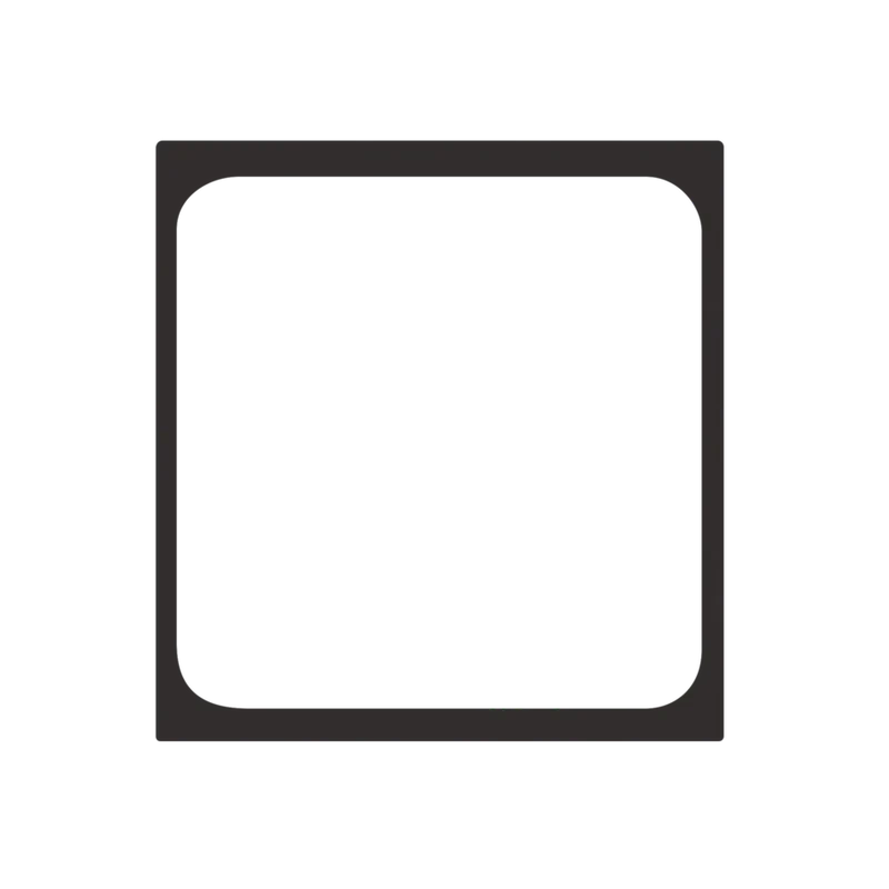 3er-Set Filterdichtung für 100mm Rechteckfilter