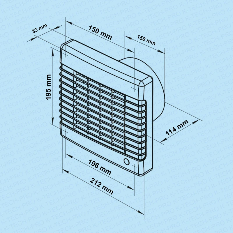 Wandventilator KMA pro