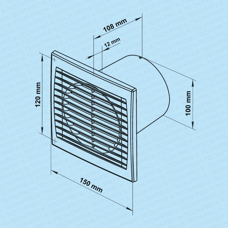Wandventilator SILENT pro