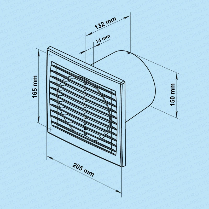 Wandventilator SILENT pro