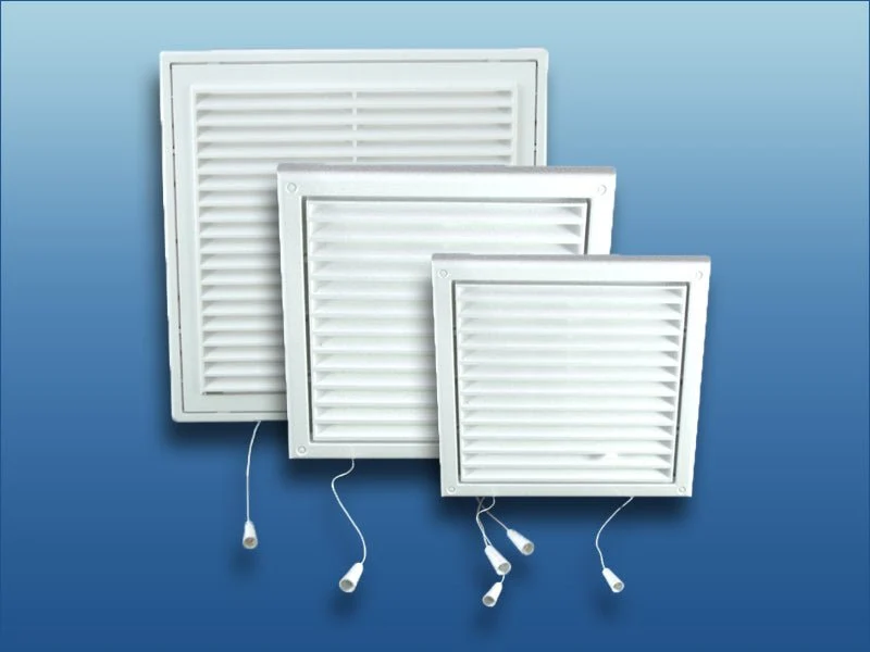 Lüftungsgitter MVR ohne Flansch verschließbar