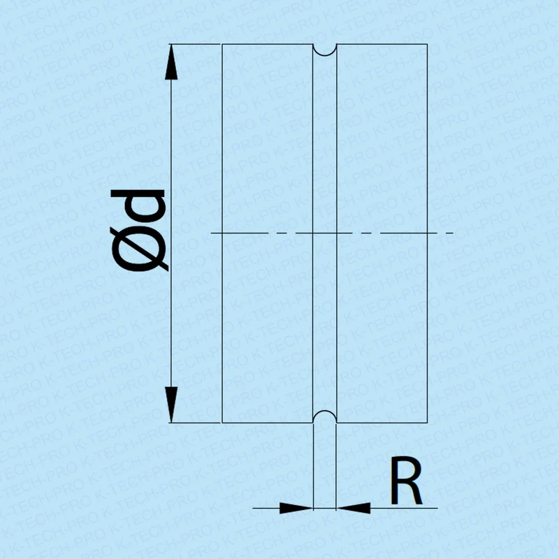 Wickelfalz Muffe (Formteilverbinder)
