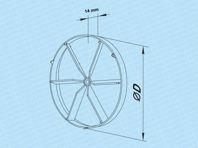 Rückschlagventil für Ventilatoren