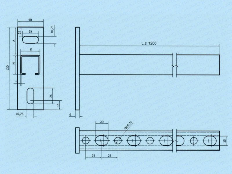 Schienenkonsole S30