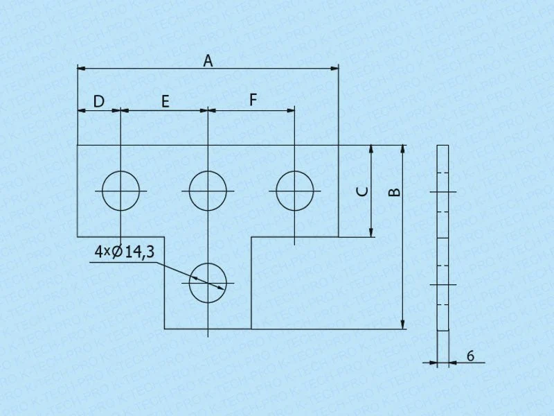 T- Verbindungsplatte S41