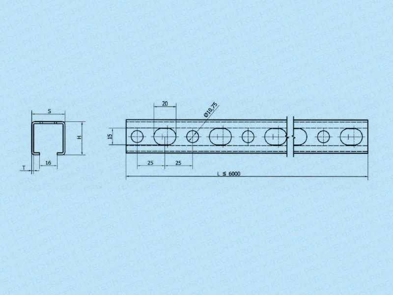 Montageschiene S30
