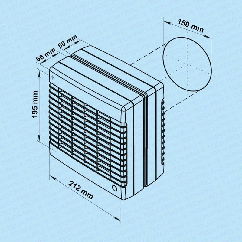 Fensterventilator KMAO pro