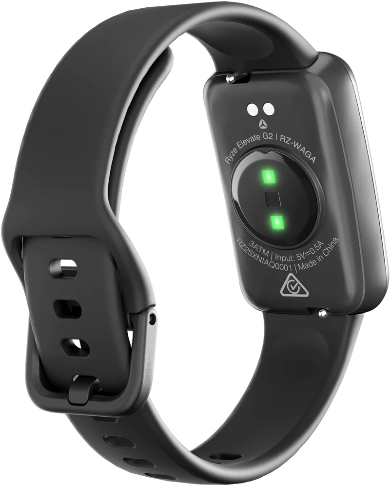 Ryze Elevate Gen-2 Smart Watch - Black & Olive