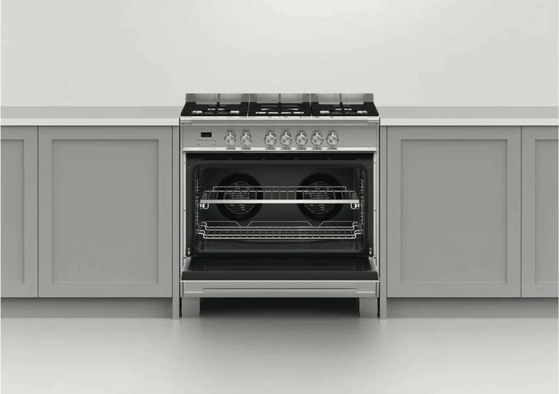 Fisher & Paykel 90cm Series 7 Classic 5 Burner Dual Fuel Cooker