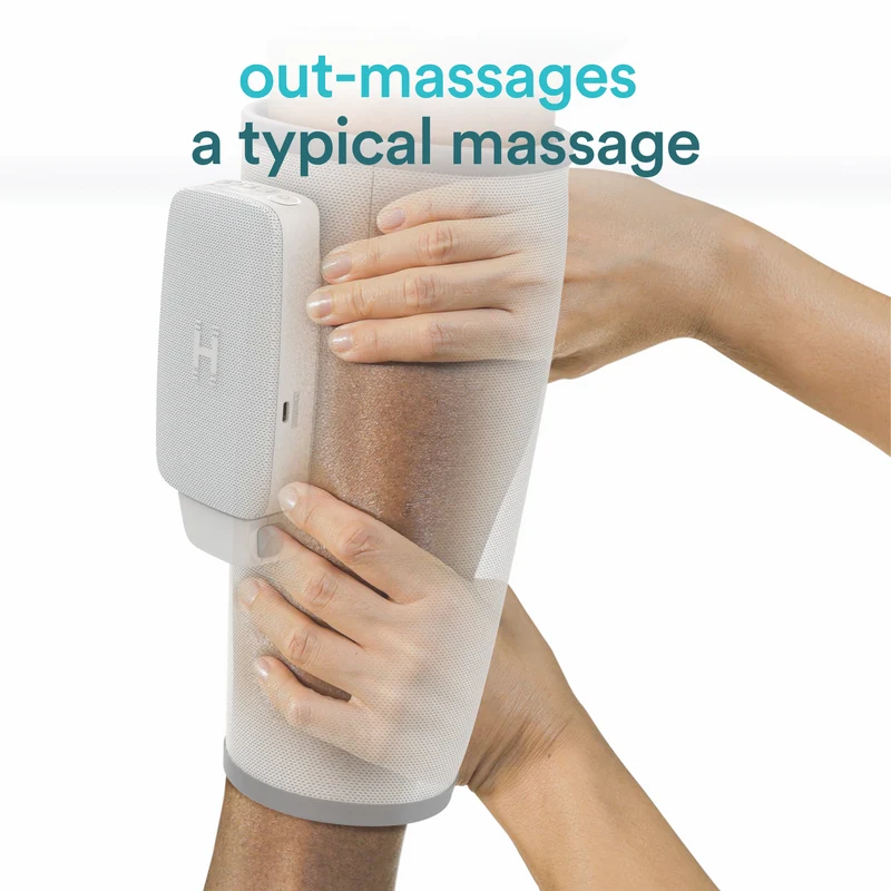 Homedics Modular Calf Compression Wrap + Controller Light Grey