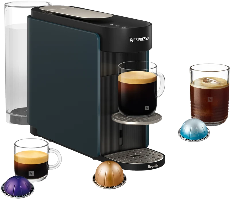 Nespresso Vertuo Up Solo Capsule Coffee Machine Ocean Blue