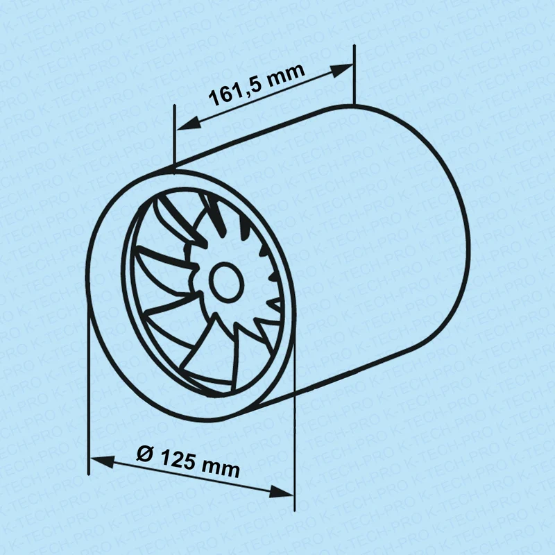 Rohreinschubventilator Eco pro