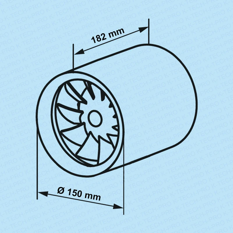 Rohreinschubventilator Eco pro