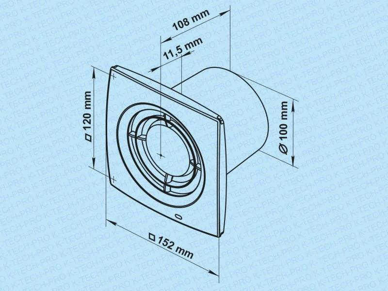 Wandventilator Max Turbo