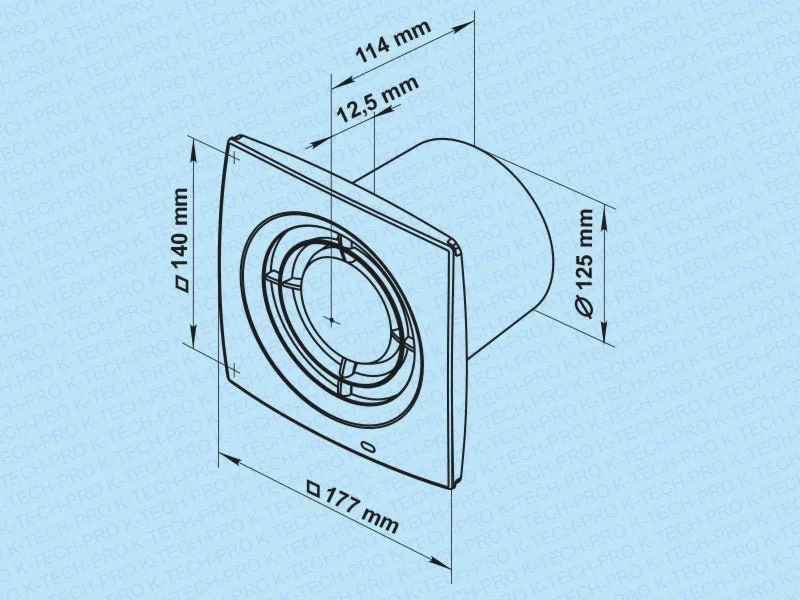 Wandventilator Max Turbo