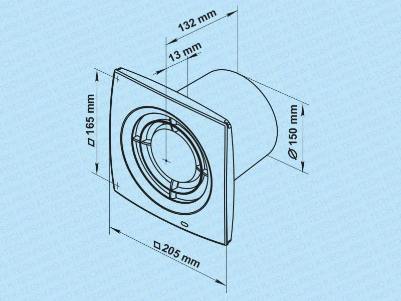 Wandventilator Max Turbo