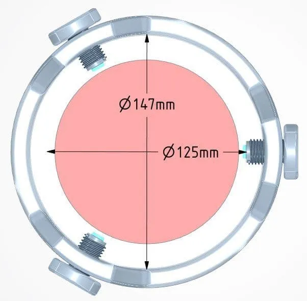 Altair Astro 115mm Aperture TRIBAND D-ERF (120mm filter with housing cell)