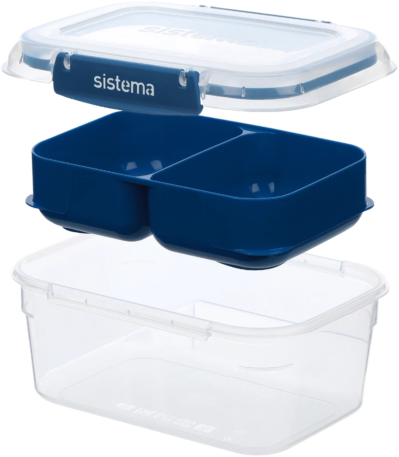 Sistema 4 Pack Stax TO GO Food Storage Containers