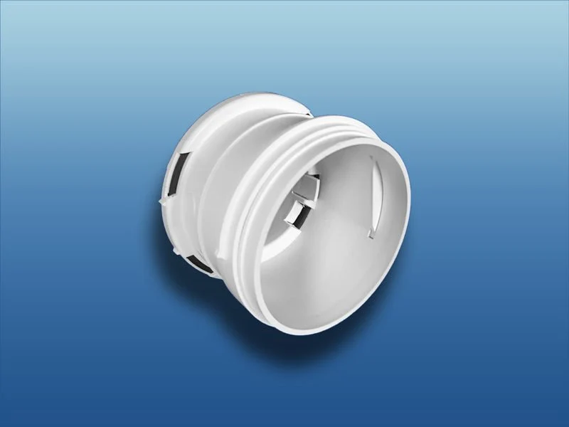 Flansch mit Sicherungsring