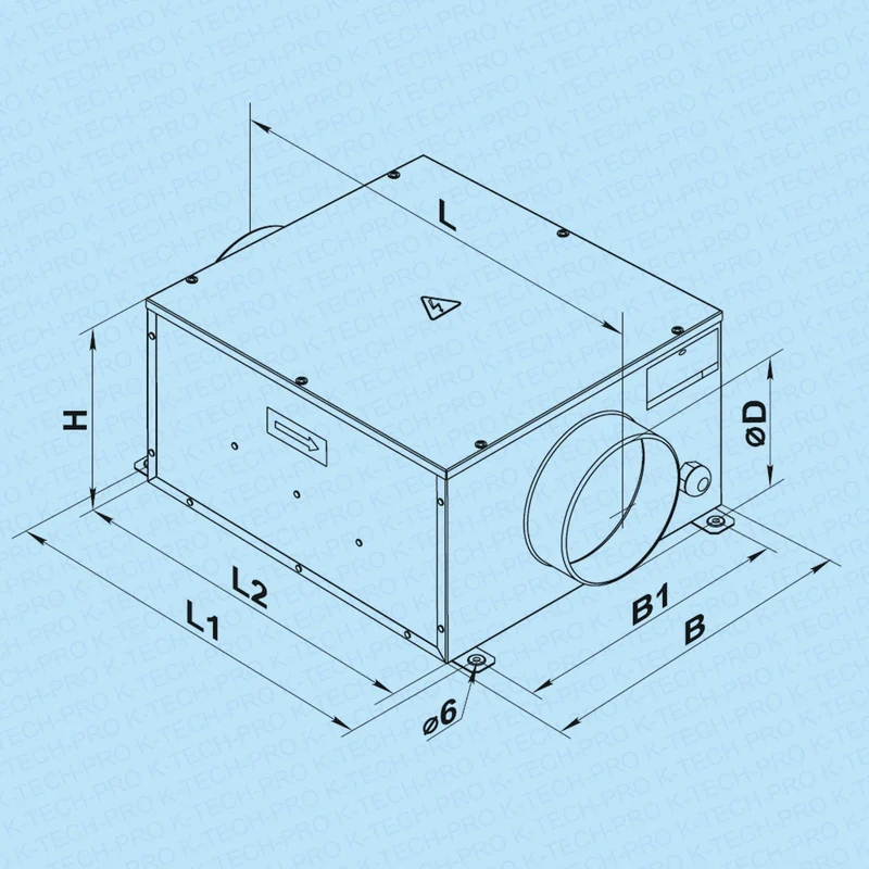 Lüftungsbox Serie KKSB