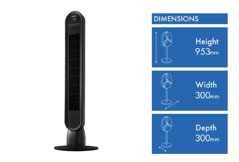 DeLonghi Oscillating Tower Fan