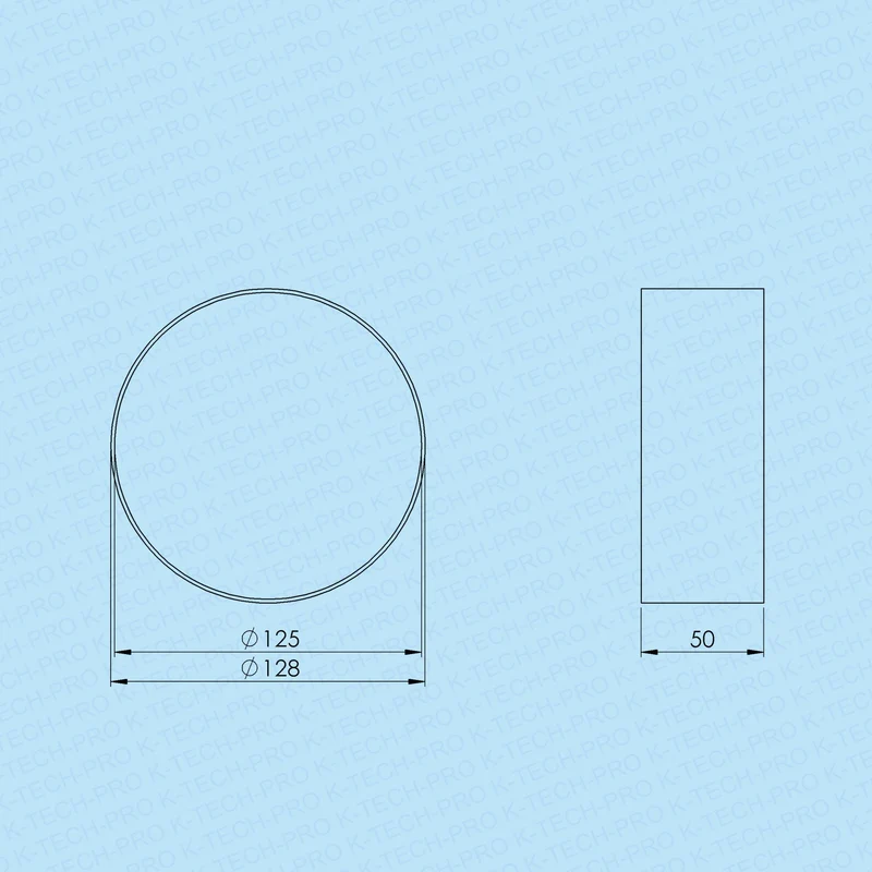 Formteilverbinder rund