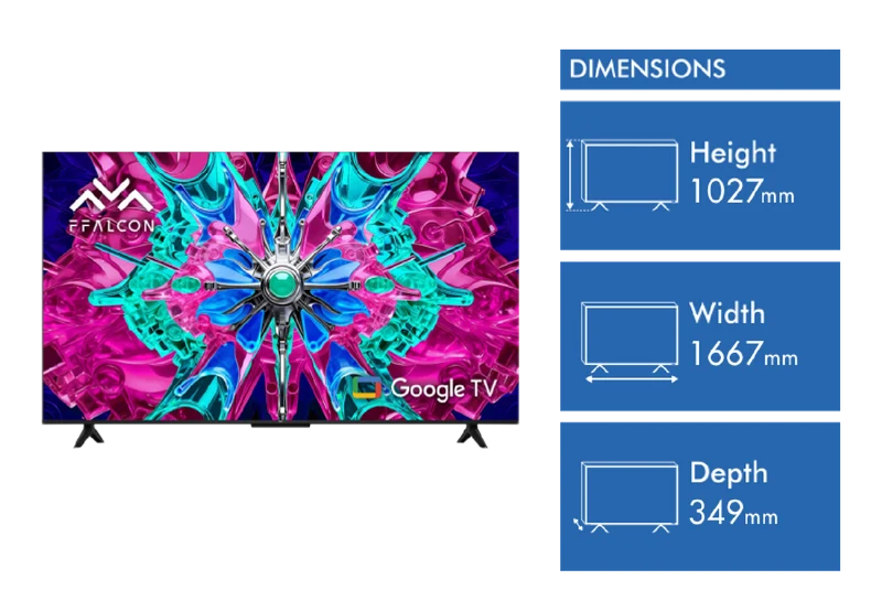 FFALCON 75" U65A 4K LED Google TV 2026